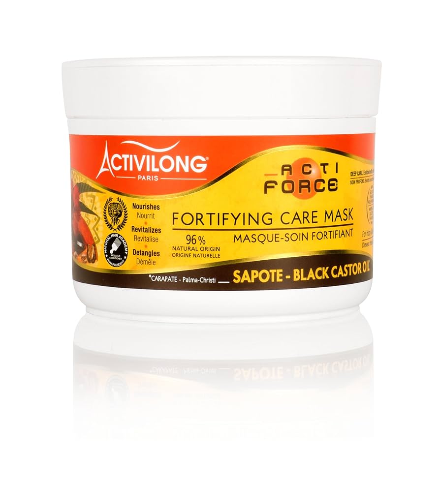 Activilong Actiforce Fortifying Care Mask Black Castor Oil 200 ml