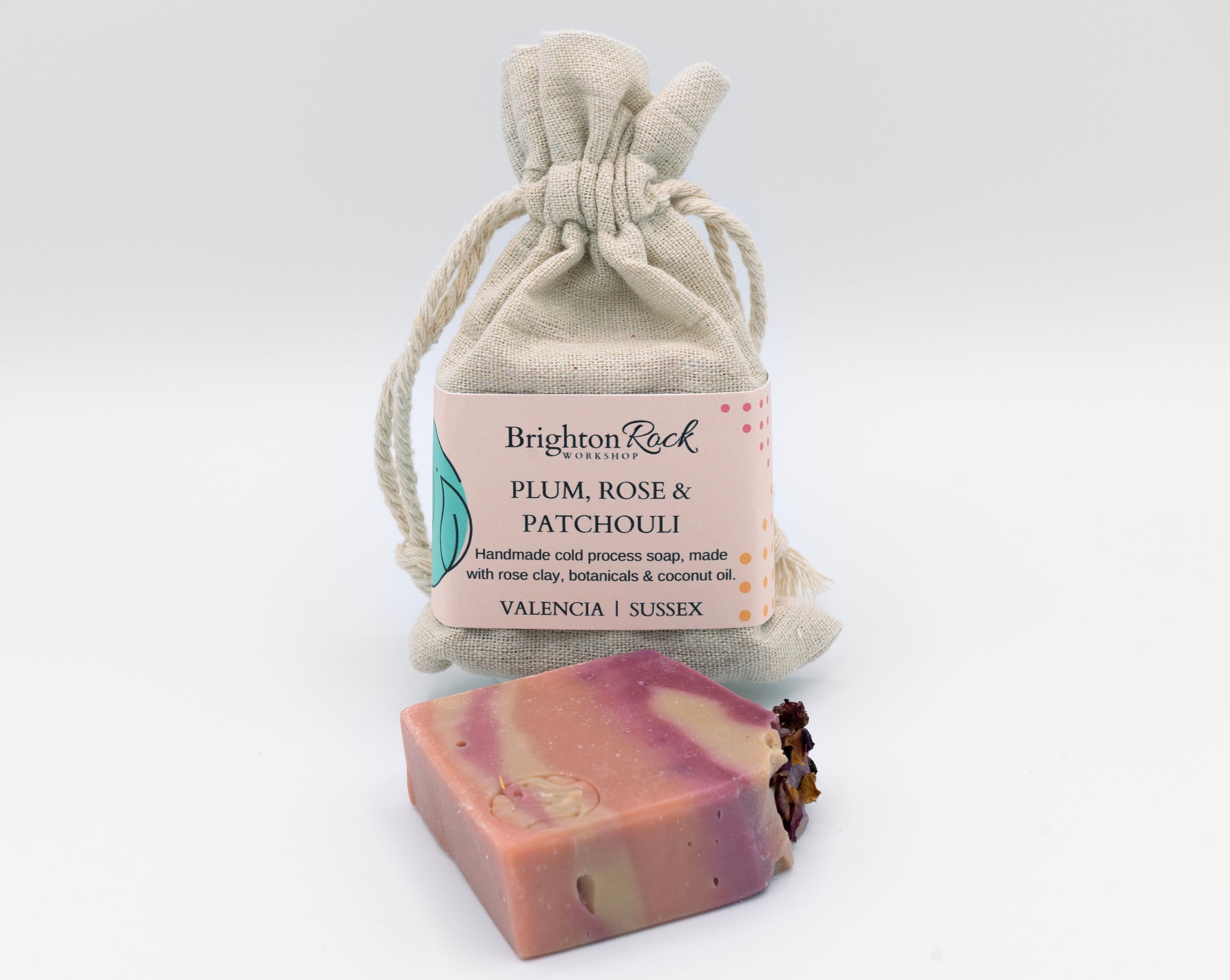 Plum, Rose & Patchouli - Rose Clay Soap
